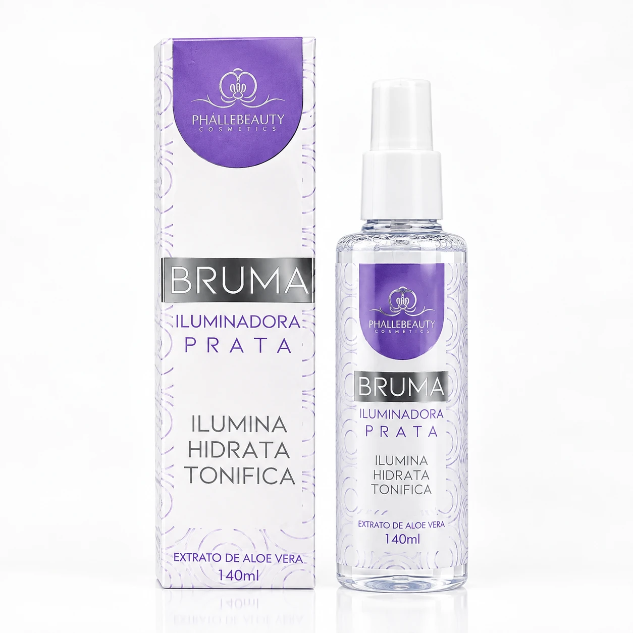 Bruma Fixadora Iluminadora Prata 140 ml – Phállebeauty - 1