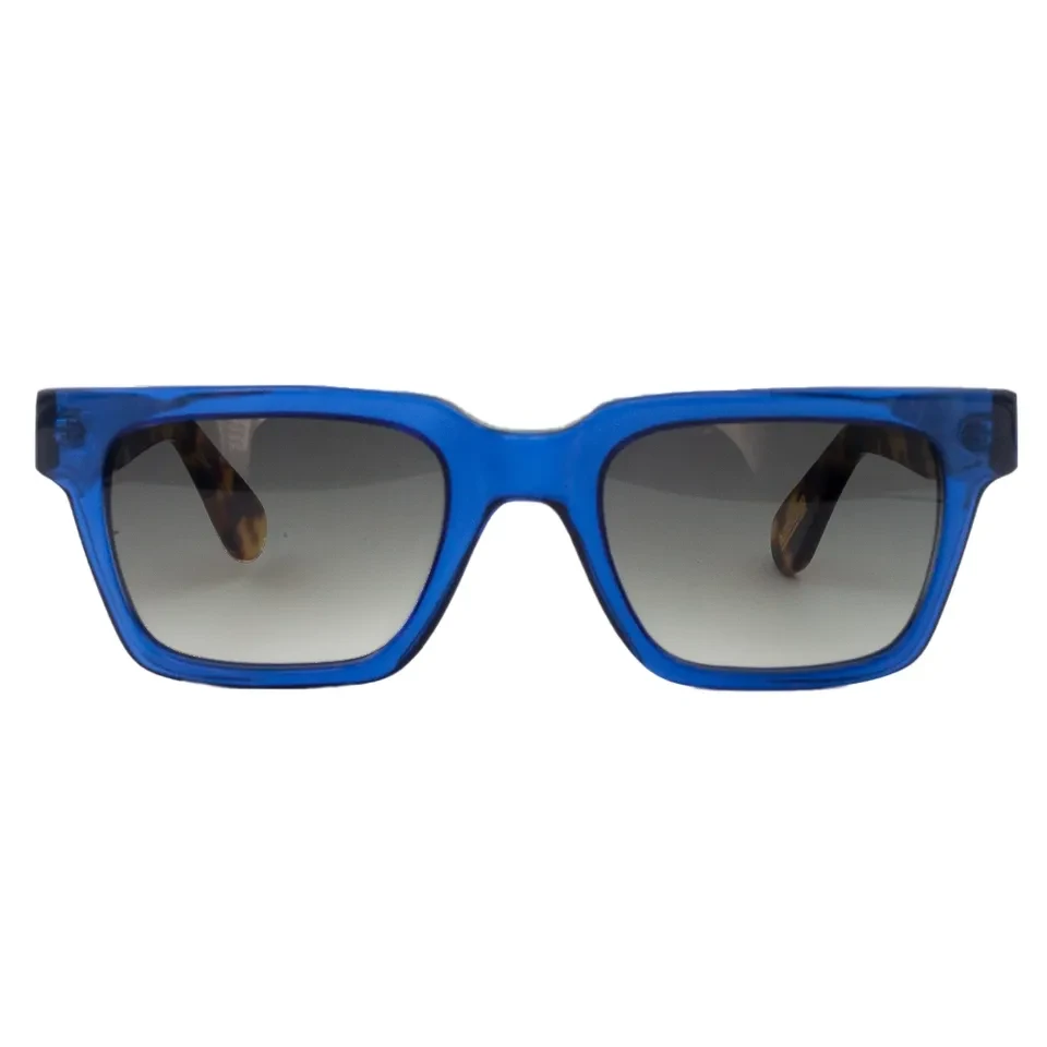 Oculos de sol polarizado Ilumil HQ2025 azul haste tartaruga - 3
