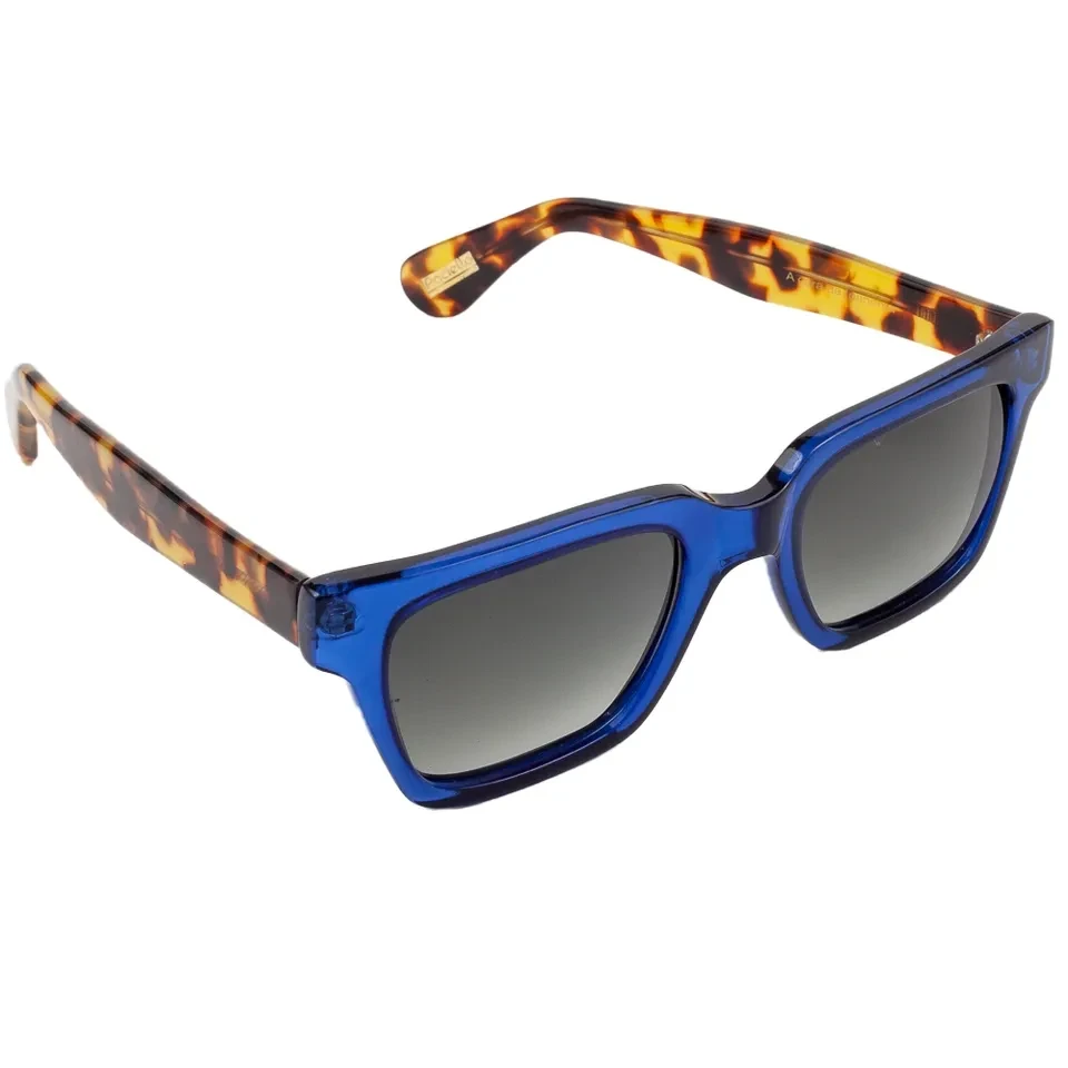 Oculos de sol polarizado Ilumil HQ2025 azul haste tartaruga - 2
