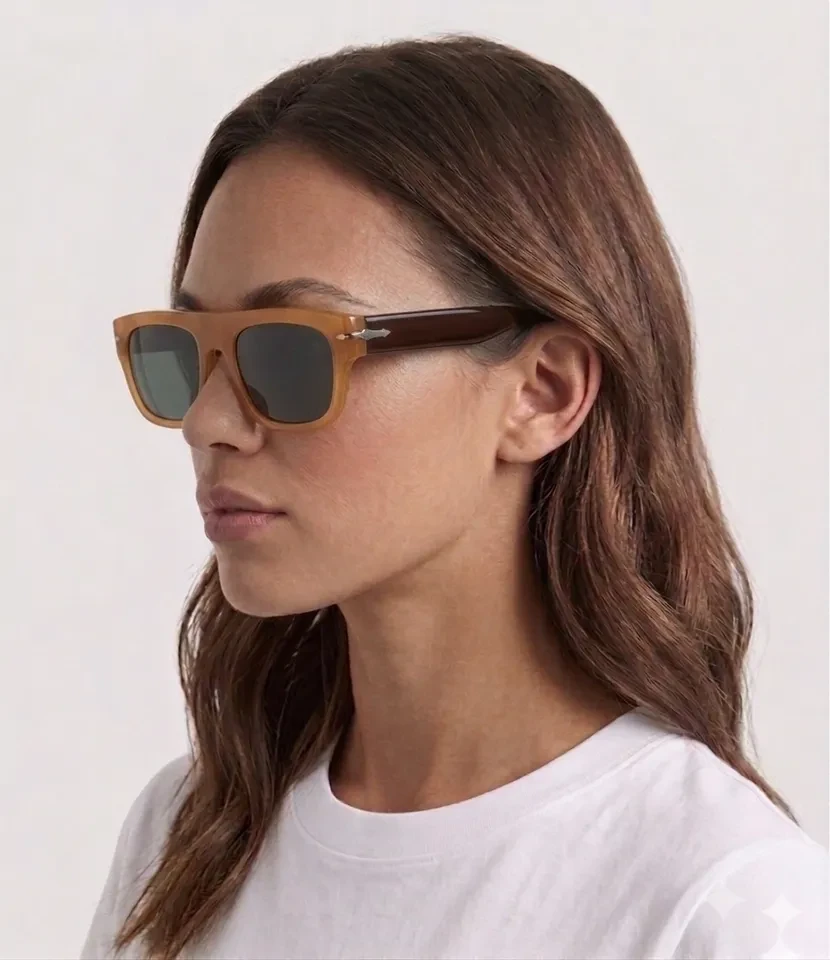 Oculos de sol Ilumil Polarizado Palermo Caramelo Marron  - 4