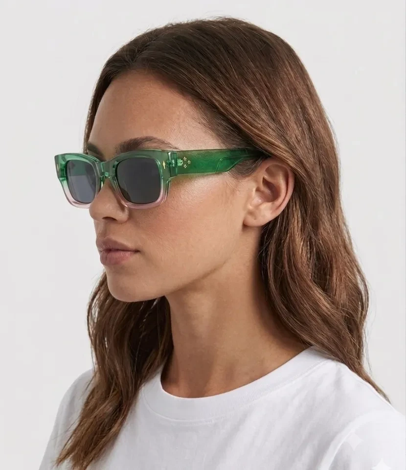 Oculos de sol ilumilOm50422 Verde e rosa - 4