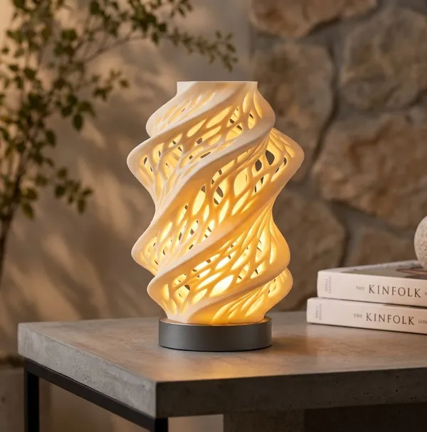 Luminária de Mesa Espiral Filigrana Warm – Coffee Station Global