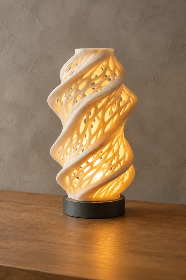 Luminária de Mesa Espiral Filigrana Warm – Coffee Station Global - imagem 2