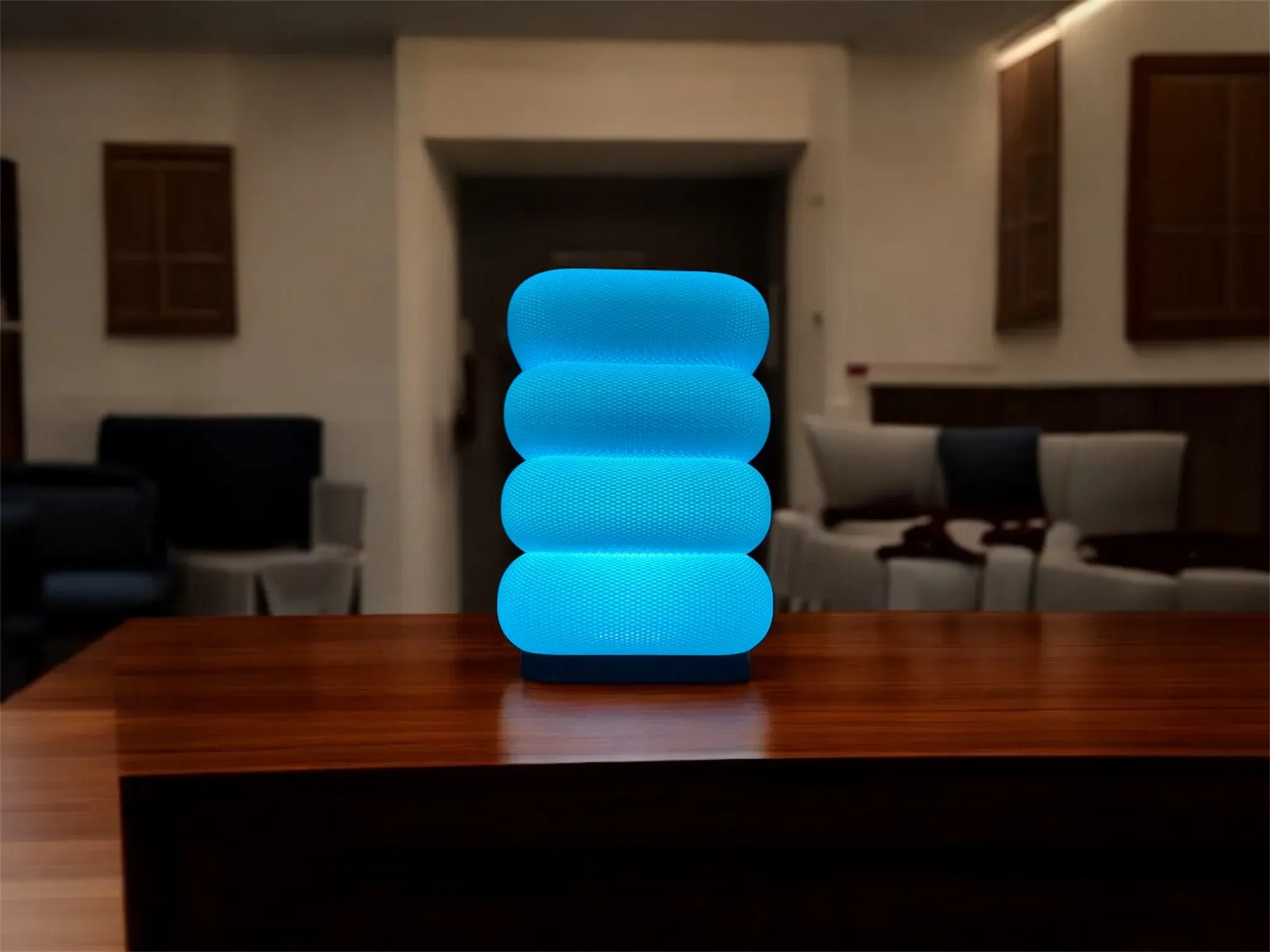 Luminária de Mesa Modular Blue Wave – Coffee Station Global - 6