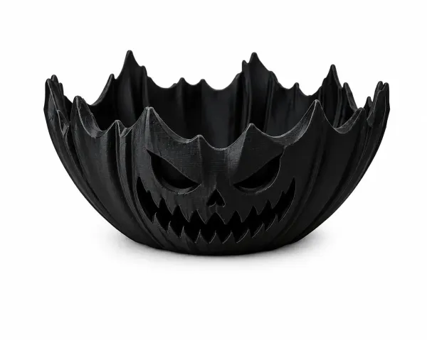 Bowl Decorativo Halloween Bat Pumpkin – Porta-Doces e Utilitário Dark - imagem 2