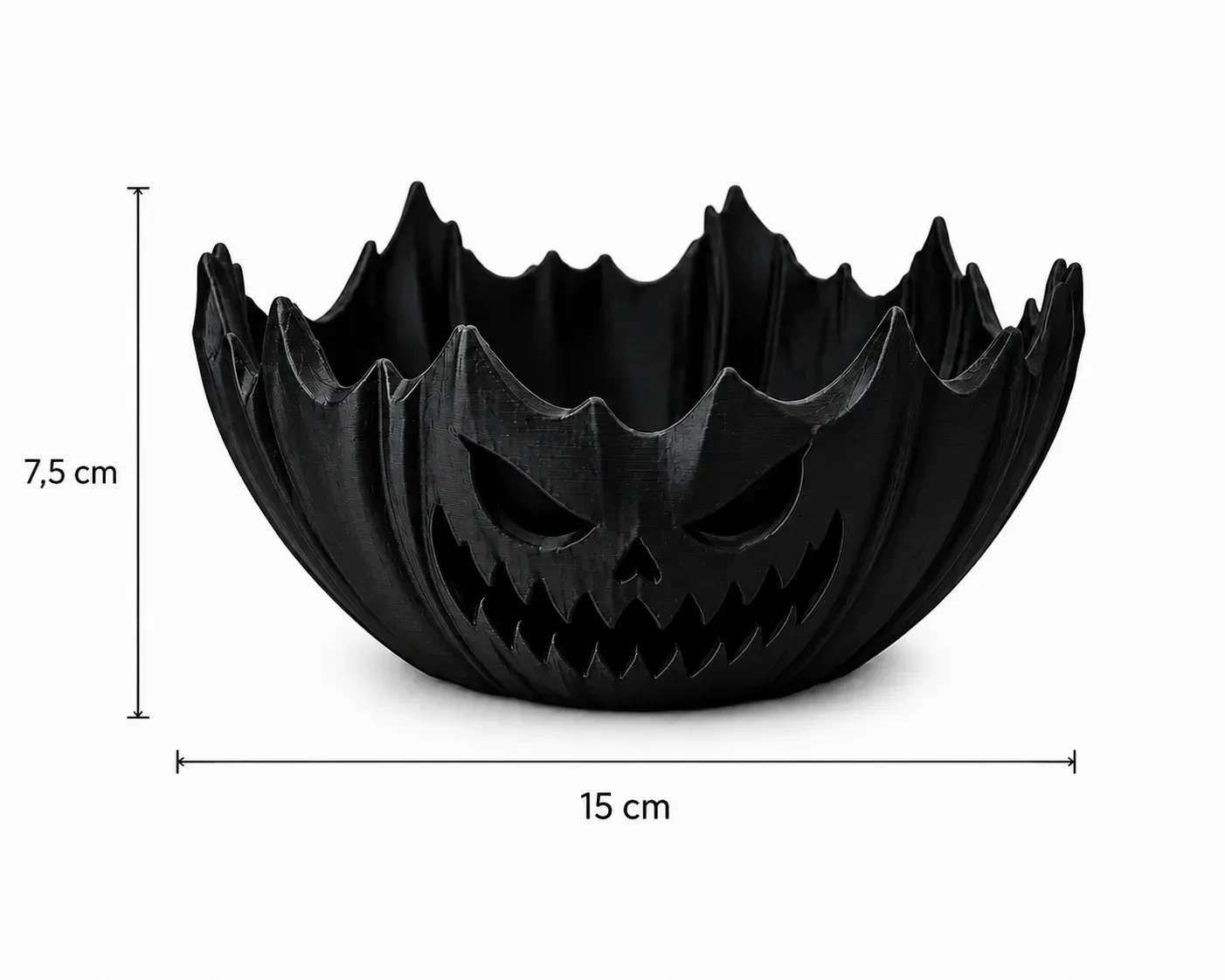 Bowl Decorativo Halloween Bat Pumpkin – Porta-Doces e Utilitário Dark - 4