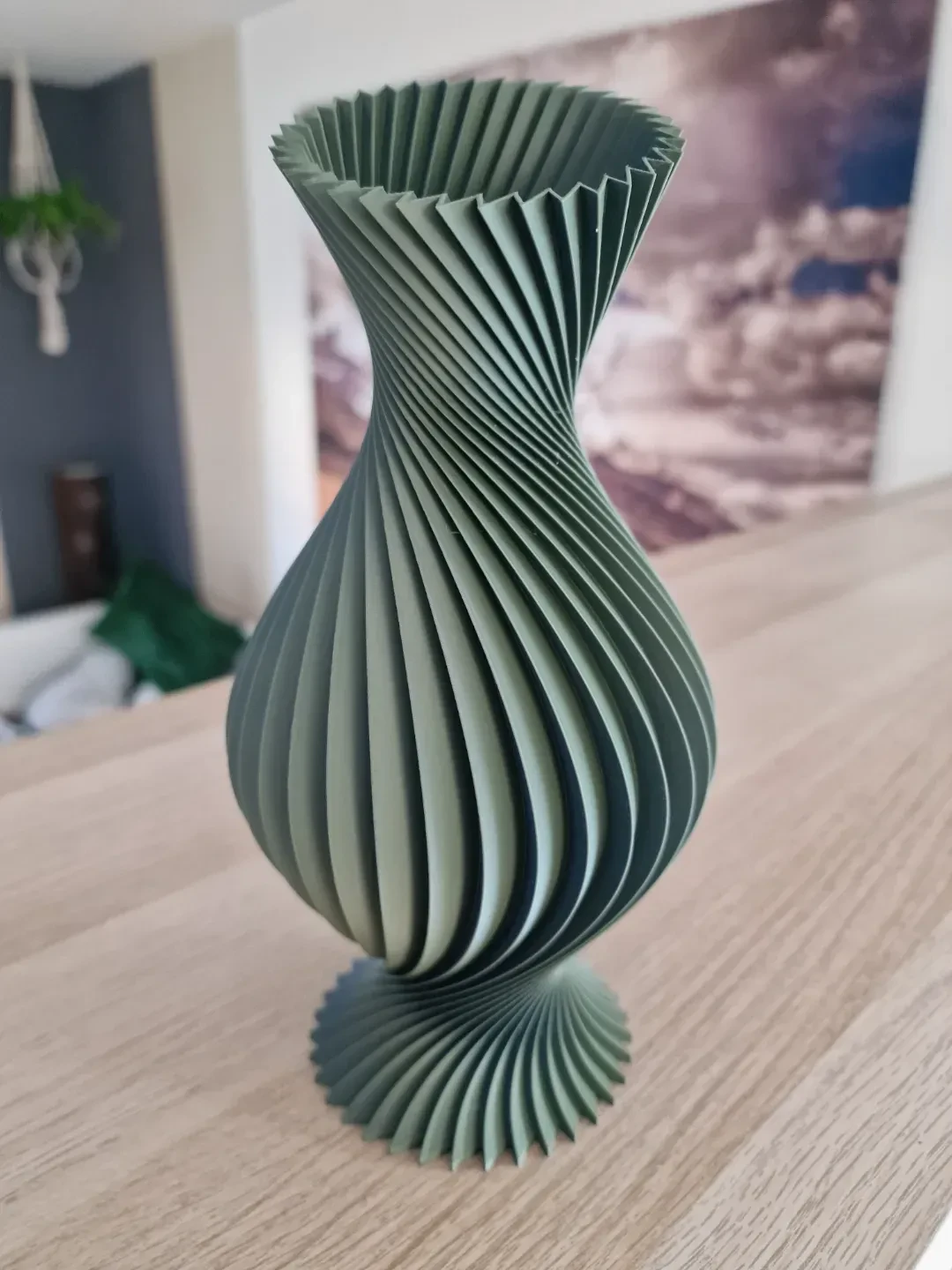 Vaso Decorativo Origami Twist – Design Escultórico Plissado - 7