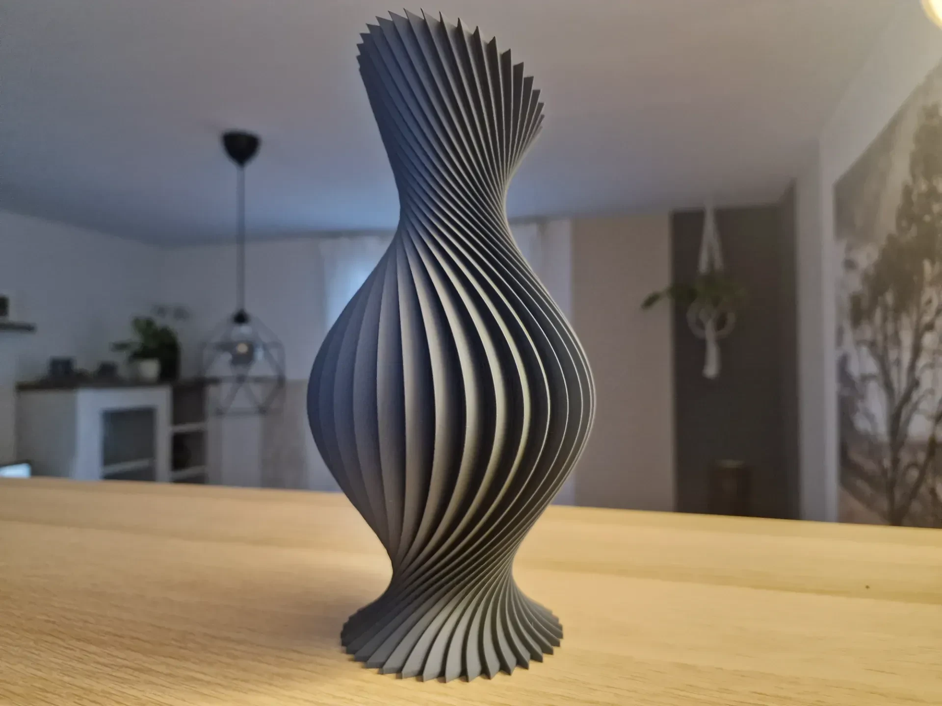 Vaso Decorativo Origami Twist – Design Escultórico Plissado - 6