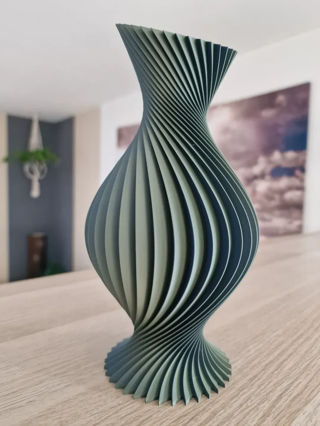 Vaso Decorativo Origami Twist – Design Escultórico Plissado - 8