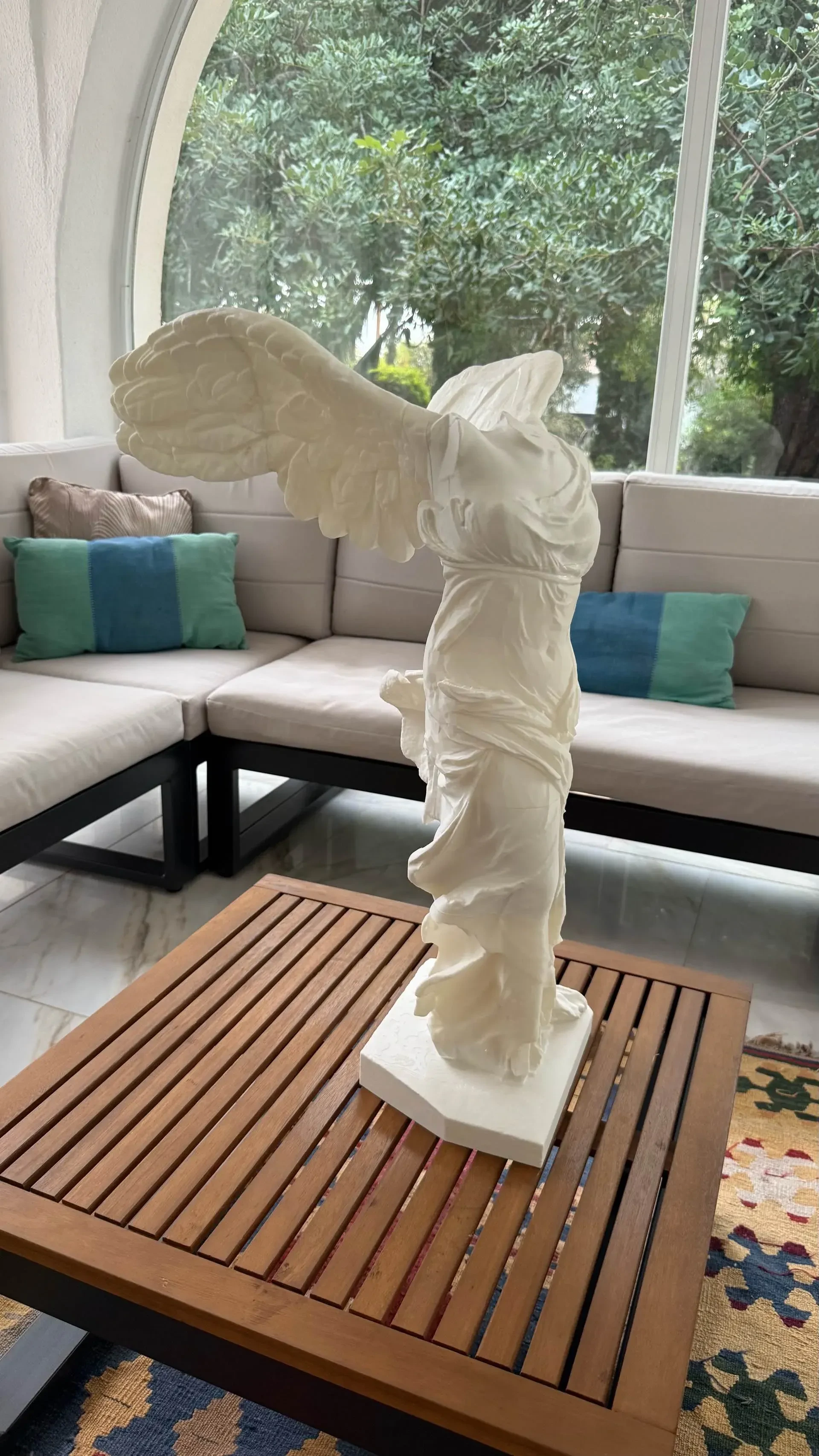 Escultura Vitória de Samotrácia Clássica em Gesso – Replicagem de Arte Helenística - 8
