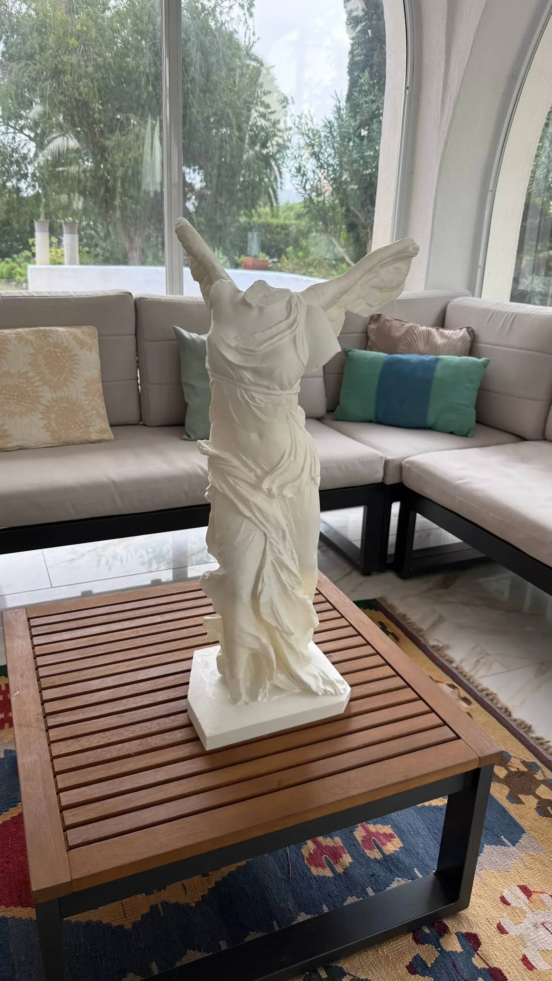 Escultura Vitória de Samotrácia Clássica em Gesso – Replicagem de Arte Helenística - 7