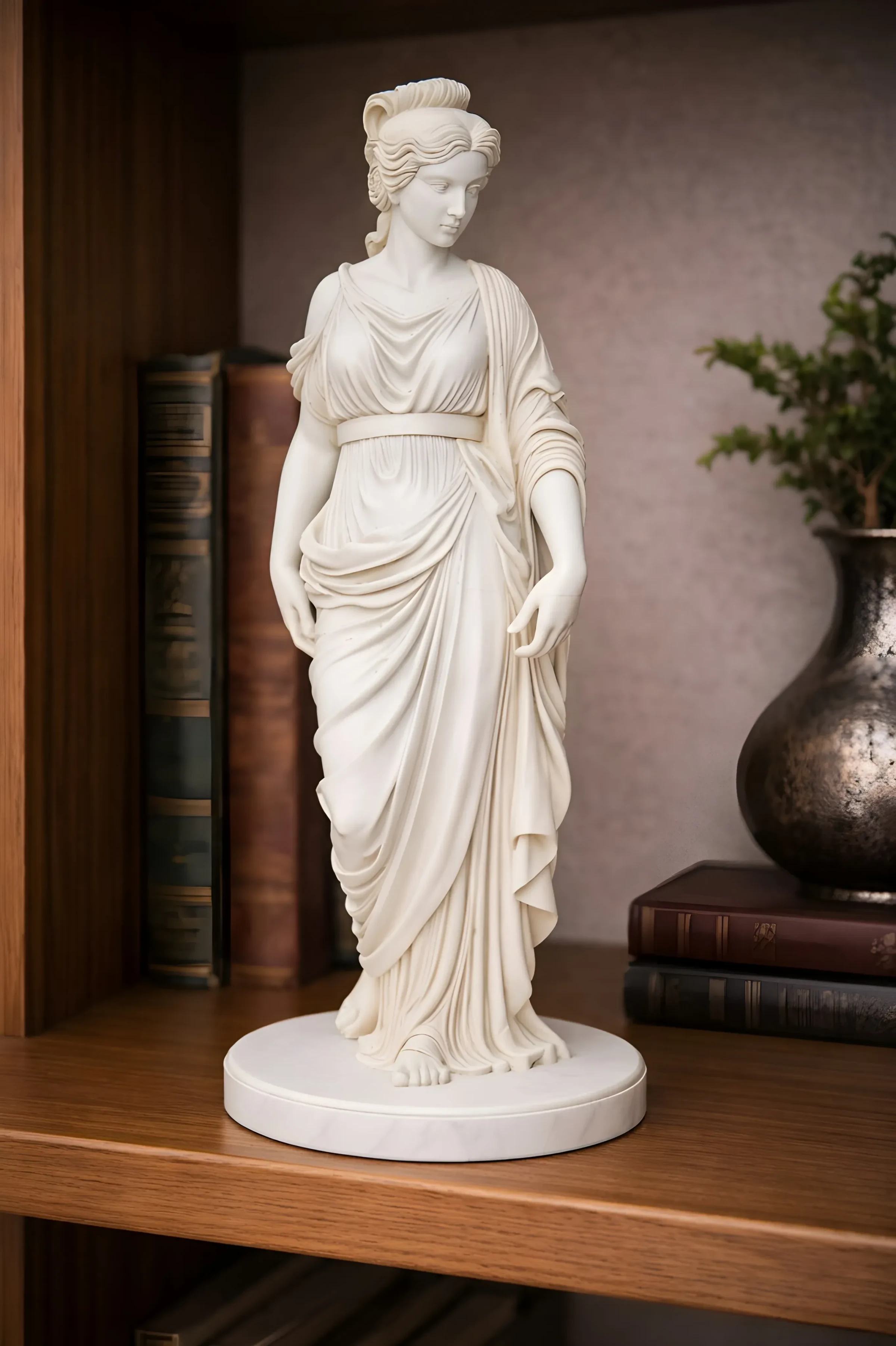 Escultura Deusa Grega Clássica – Estátua Decorativa Fine Art - 1