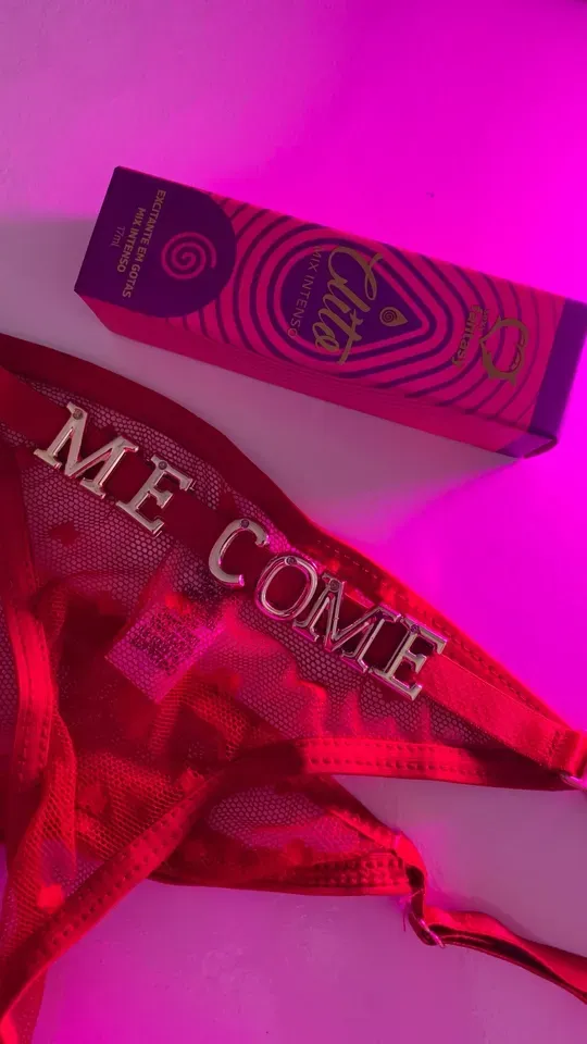 CALCINHA PERSONALIZADA COM 5 LETRAS