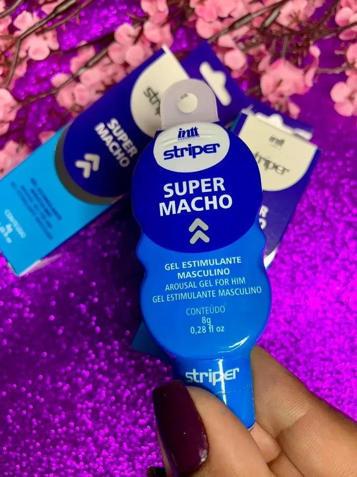SUPER MACHO STRIPPER GEL ESTIMULANTE MASCULINO 8G INTT - 1